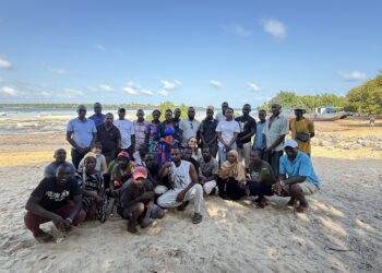 BMU Community group with members of OCEAN, Kilifi County, Kenya