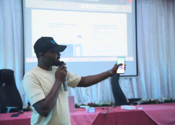 Demonstrating the Mkuranga app for data collection